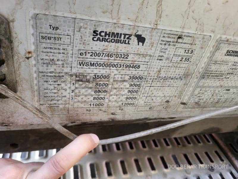 Schmitz SCS 24L 13 62 MB VARIOS