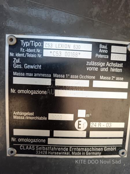 Claas Lexion 630