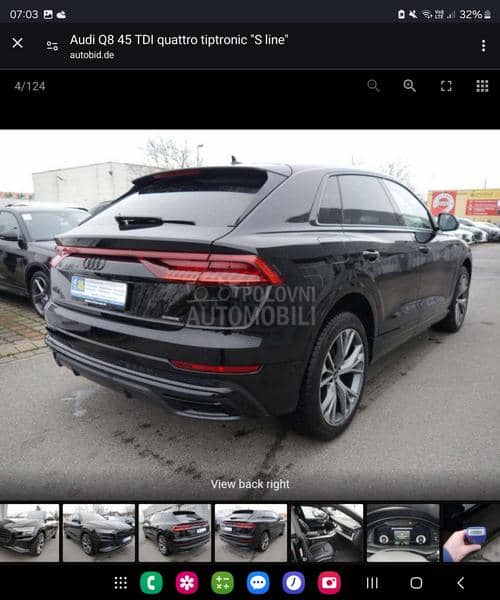 Audi Q8 SLINE/MHYB/PANO