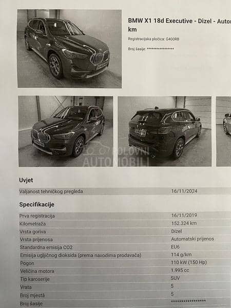 BMW X1 2.0 D EXECUTIVE AUT