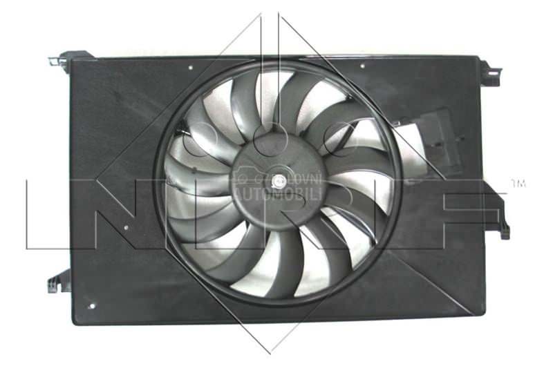 Ventilator motora visko