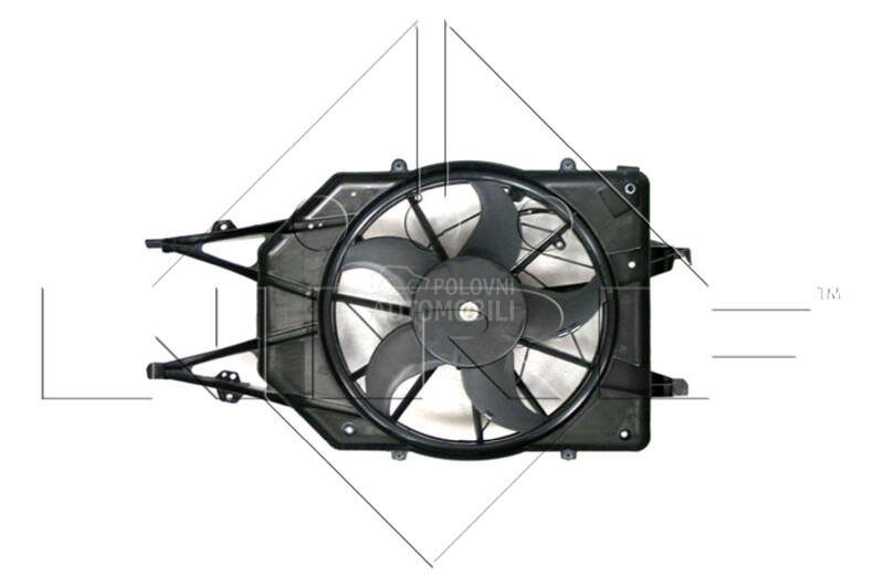 Ventilator motora visko