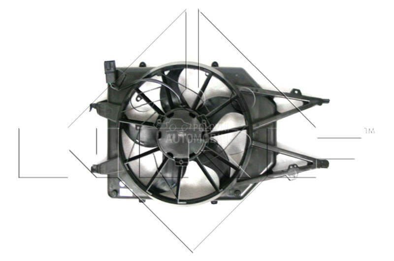 Ventilator motora visko