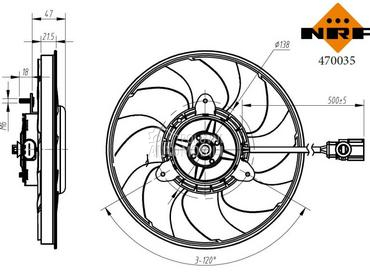 Ventilator motora visko za Porsche 911 od 2018. do 2020. god.