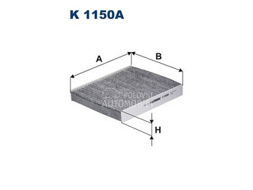 Filter kabine za Volvo C30 od 2006. do 2012. god.