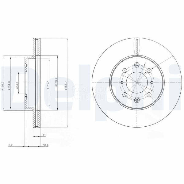 Kocioni disk DELPHI