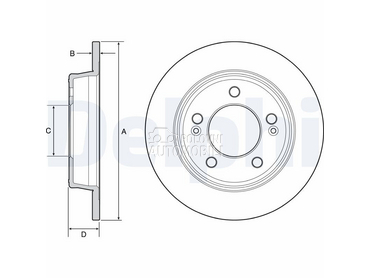 Kočioni disk za Hyundai Kona od 2017. do 2023. god.