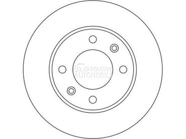 Kocioni disk TRW za Peugeot 307 od 2002. do 2008. god.