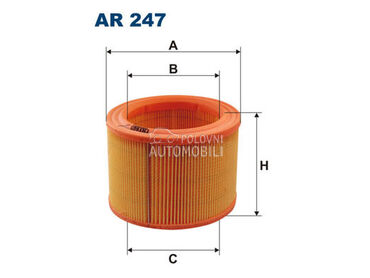 Filter vazduha za Renault ZX od 1994. do 1997. god.