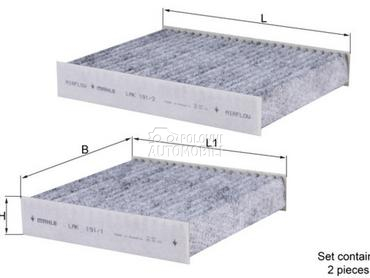 Filter kabine KNECHT za Renault C3 za 2016. god.