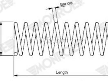 Opruga Monro za Toyota Proace City od 2013. do 2016. god.