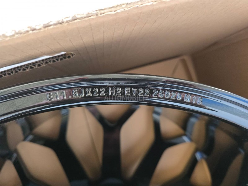 Aluminijumske felne urus original 22" 5 x 130