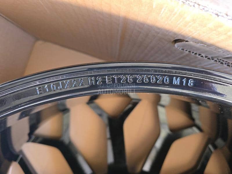 Aluminijumske felne urus original 22" 5 x 130