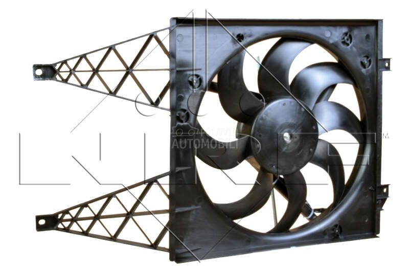 Ventilator motora visko