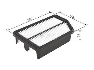 Filter vazduha za Kia Carens od 2013. do 2016. god.