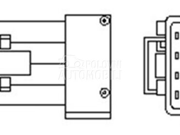 Lambda sonda Magnetti Marelli za Renault C-ELYSEE od 2012. do 2018. god.
