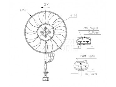Ventilator motora visko za Cupra Ateca za 2018. god.