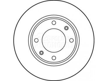 Kočioni disk za Renault AX od 1986. do 1998. god.