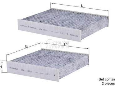 Filter kabine KNECHT za Renault C3 od 2016. do 2018. god.