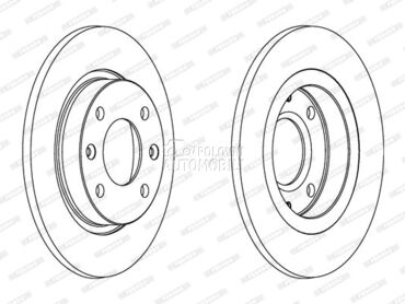 Kočioni disk za Renault ZX od 1991. do 1997. god.