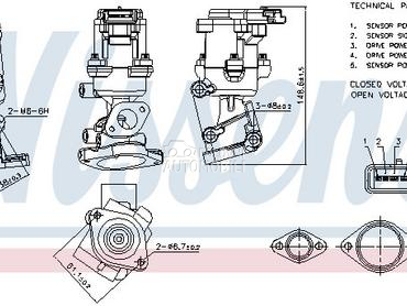 EGR Ventil za Renault C6 od 2005. do 2012. god.