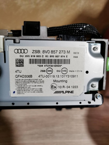 Ekran navigacije MMI