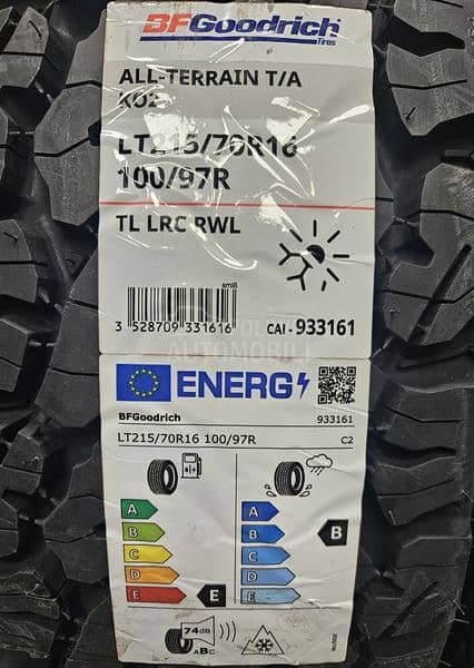BFGoodrich 215/70 R16 Zimska