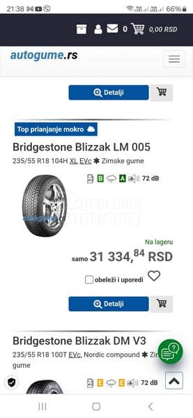 Bridgestone 235/55 R18 Zimska