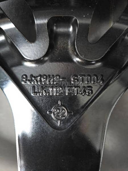 Aluminijumske felne vw fondmetal 19" 5 x 112