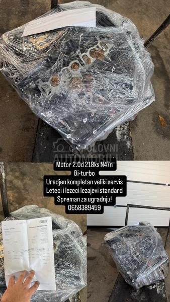 Motor 20d bi turbo 218ks n47n