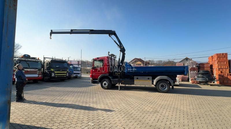 Mercedes Benz atego 12 22  abroll  kran