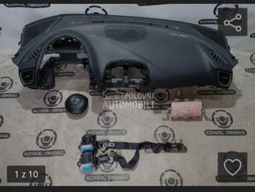 tabla airbag pojasevi za Mazda 3 od 2014. do 2025. god.
