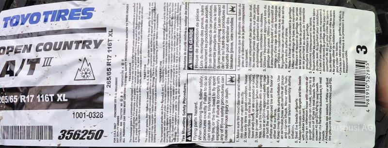 Toyo 265/65 R17 Sve sezone