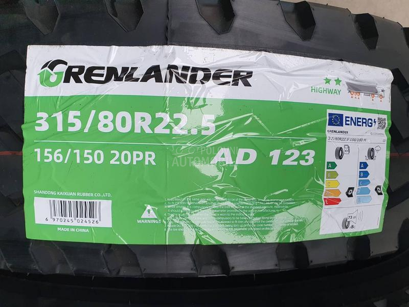 Grenlander 315/80 R22.5 Sve sezone