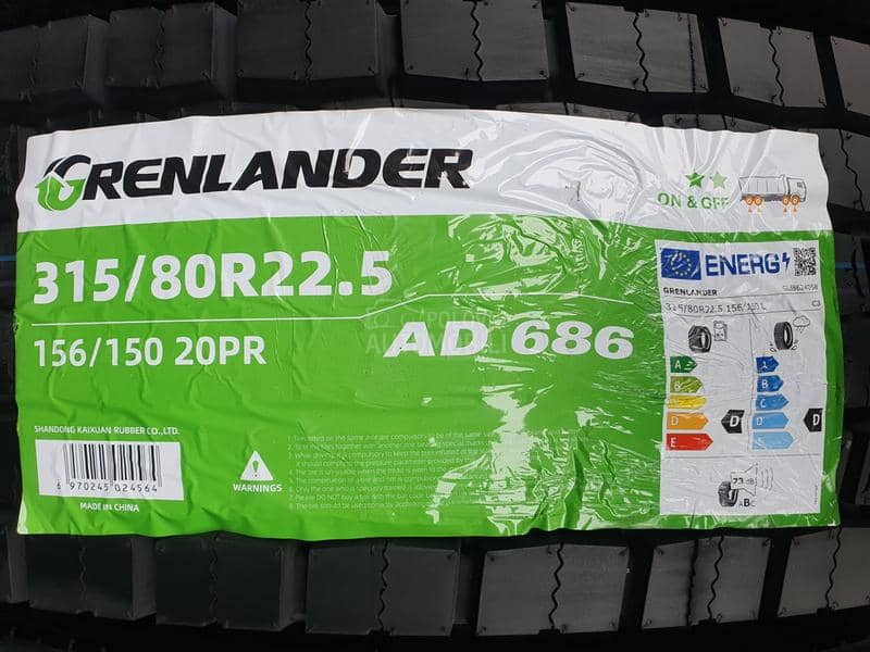 Grenlander 315/80 R22.5 Sve sezone