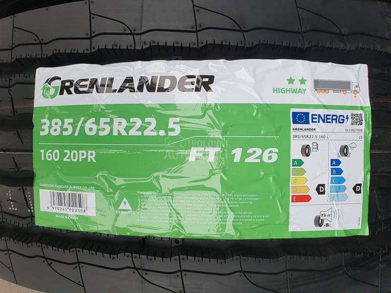 Grenlander 385/65 R22.5 Sve sezone