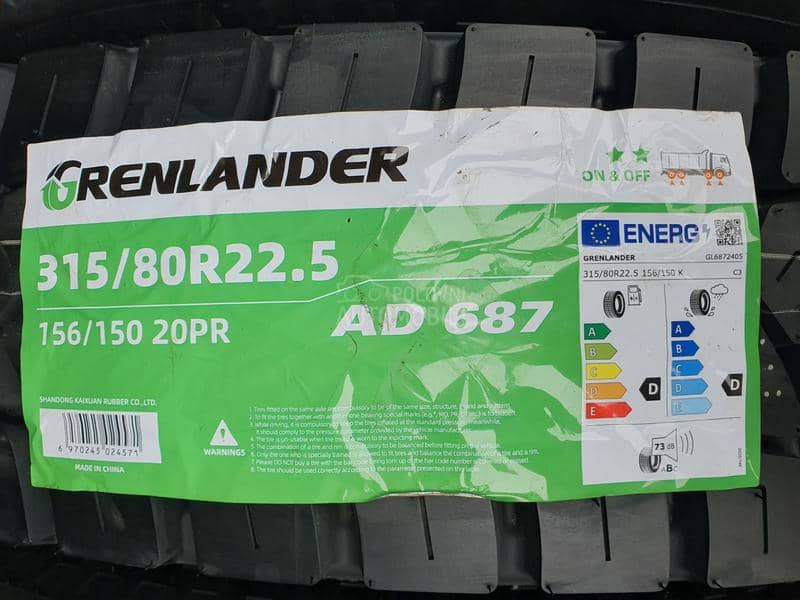 Grenlander 315/80 R22.5 Sve sezone