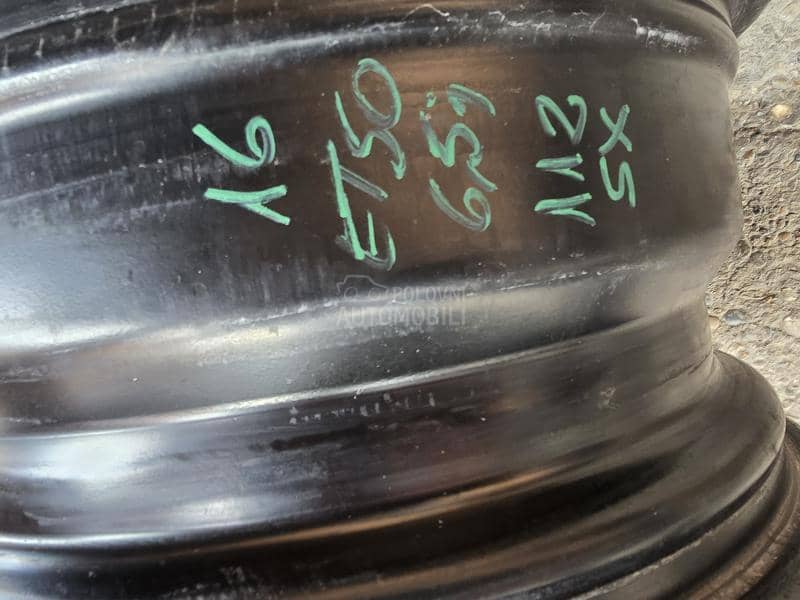 Čelične felne wv 16" 5 x 112
