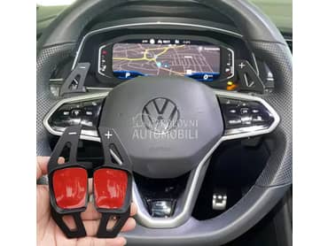 Crni shifteri volana NOVO za Volkswagen Golf 8