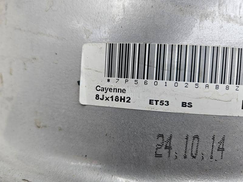 Aluminijumske felne Porschen 5x130 18" 5 x 130