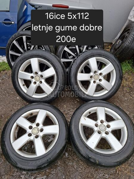 Aluminijumske felne više seta razno 16 16" 5 x 112