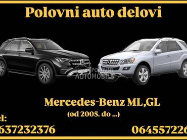 Delovi Ml NAJNIZE CENE za Mercedes Benz ML 230, ML 250, ML 270 ... od 2005. do 2011. god.