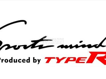 Sport mind type R nalepnica za Honda Ostalo