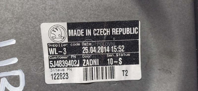 ELEKTRO PODIZAC STAKLA