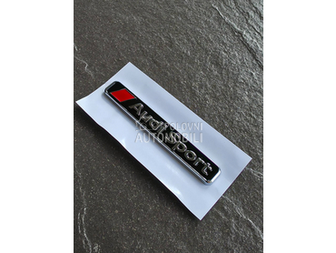 Sport crno hrom oznaka NOVO za Audi Ostalo