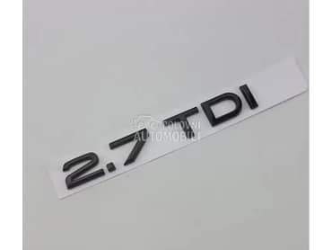2.7 tdi crna oznaka NOVO za Audi Ostalo