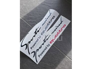 Quattro sport mind nalepnica za Audi Ostalo