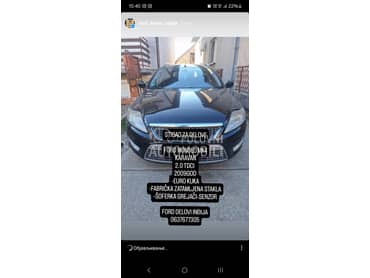 Ford Mondeo 2009. god. -  kompletan auto u delovima