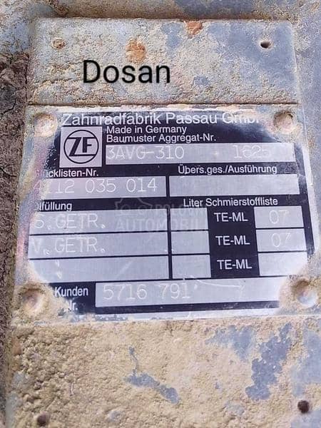 Menjac utovarivaca dosan