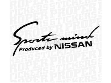 Sport mind nalepnica NOVO za Nissan Ostalo